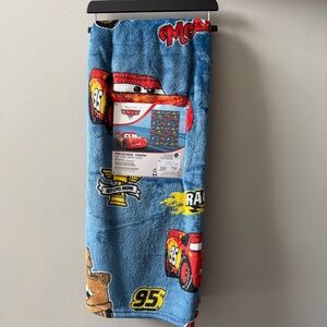 Disney Cars Blanket NEW Plush Preschool Throw Pixar Toddler Nap Back to School